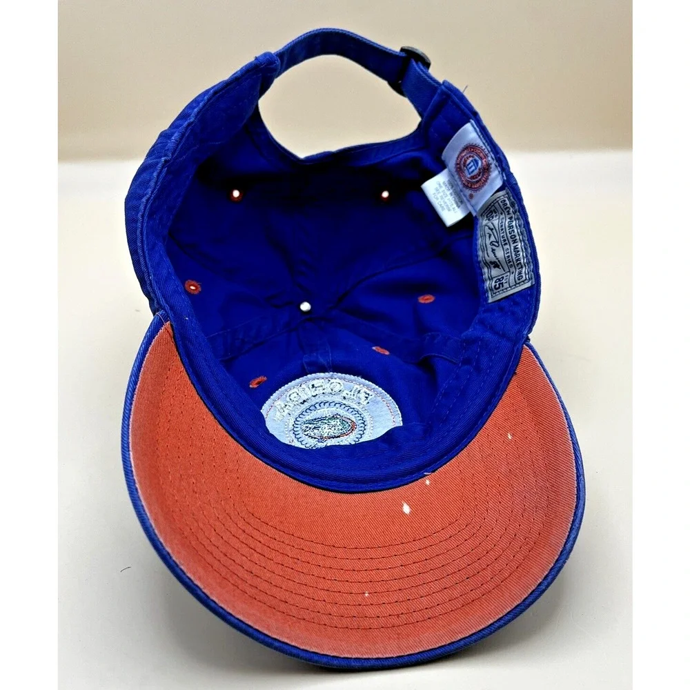 Vintage‎ Florida Gators Adjustable Hat Logo Blue Drew Pearson Swamp